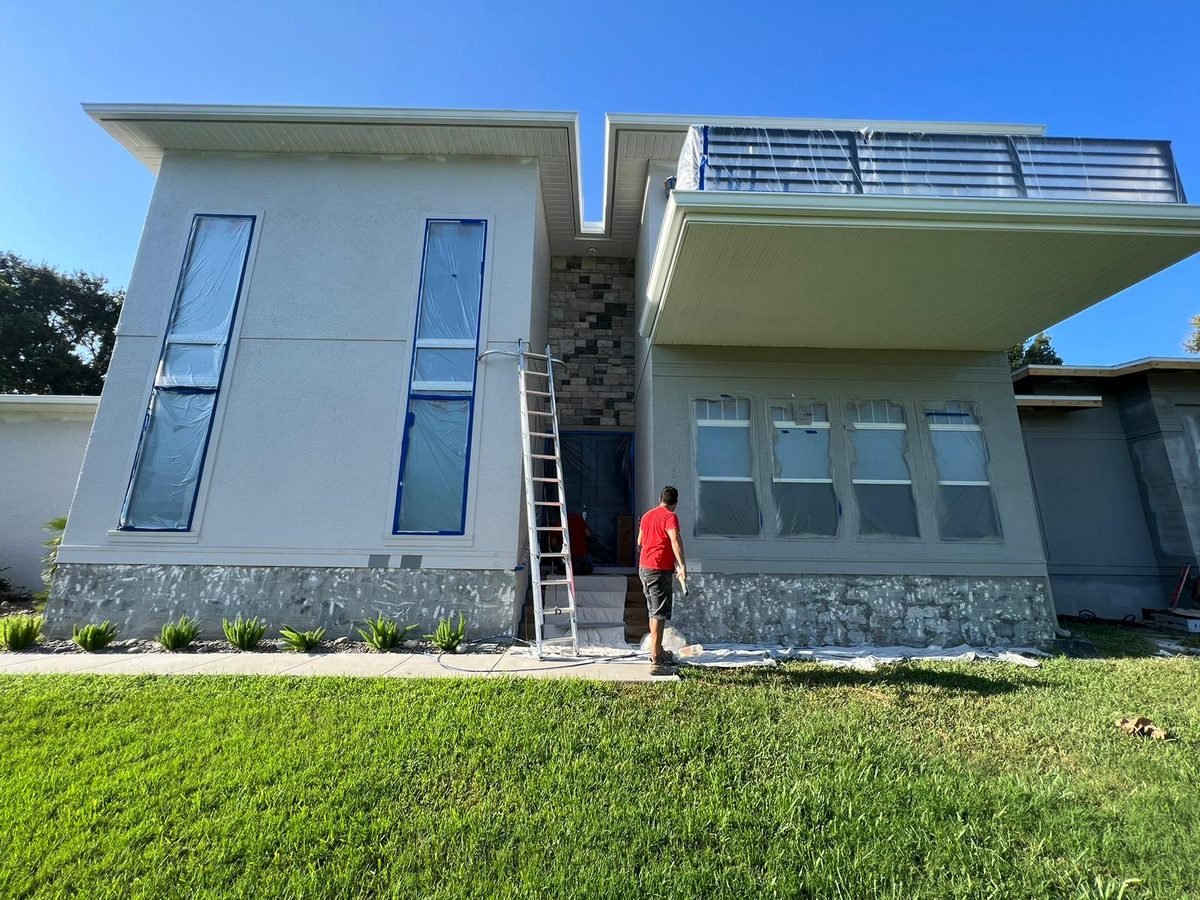 Exterior house painting